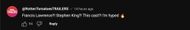 A screenshot of a comment on the new trailer (Image via YouTube)